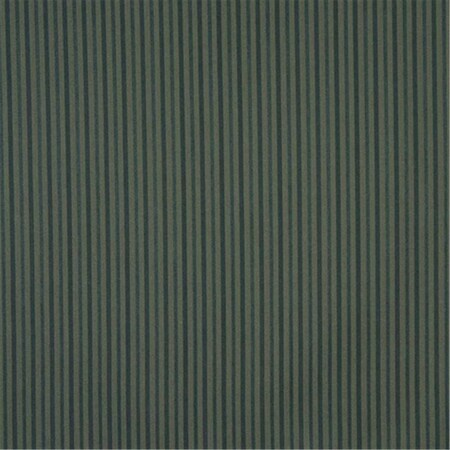 Designer Fabrics 54 in. Wide Dark Green- Striped Heavy Duty Crypton Commercial Grade Upholstery Fabric F751